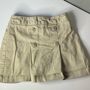 🌟Size S (6-7) khaki uniform skort